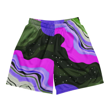 Abstract mesh shorts - Art Club Apparel