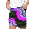 Abstract mesh shorts - Art Club Apparel