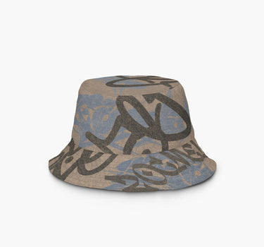 Sandstone Script Graffiti Bucket Hat