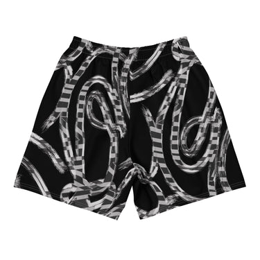 Men's Abstract Chain Recycled Athletic Shorts - Art Club Apparel