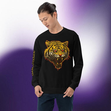 SAVAGE Tiger Drawing Sweatshirt - Art Club Apparel