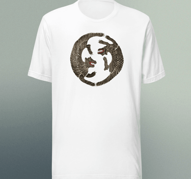 2 Tiger Ring t-shirt - Art Club Apparel