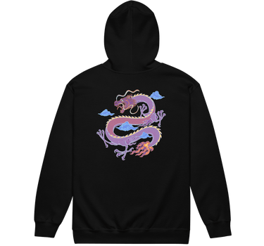 Celestial Dragon Zip Hoodie