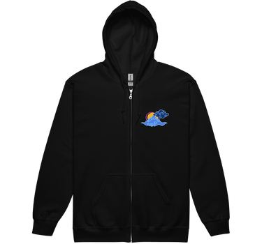 Celestial Dragon Zip Hoodie