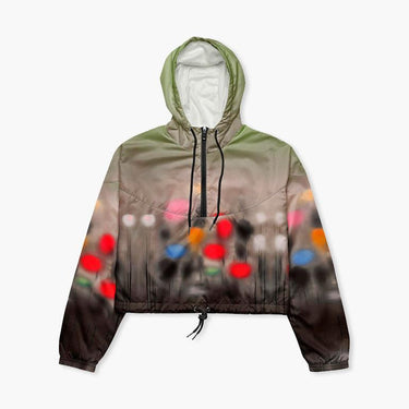 Women’s Cropped Windbreaker - Art Club Apparel