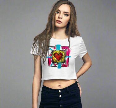 Heart Throb Crop Tee