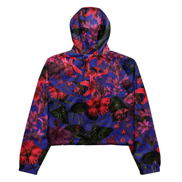 Women’s Vintage Floral Windbreaker - Art Club Apparel