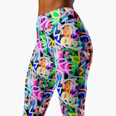 Yoga Graffiti Leggings - Art Club Apparel